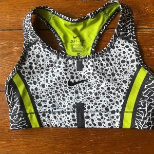 Nike Dri-Fit Patterned Sports Bra Size XS